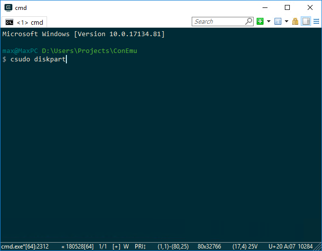 cmder windows terminal