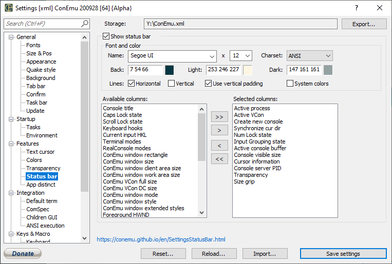 open far manager in conemu window